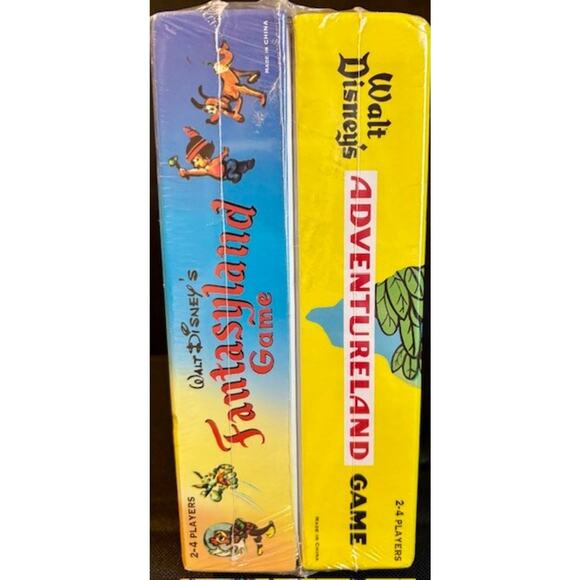 Walt Disney’s Adventureland & Fantasyland Double Set Board Games New Sealed - Picture 6 of 6